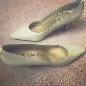Bella~Vita Wow Celery Kid Leather Pumps